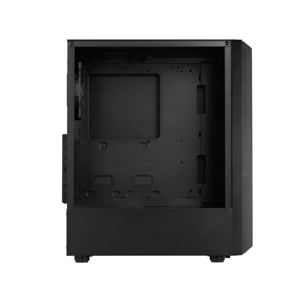 Adata XPG VALOR STORM/ 4 FAN/ Midi Tower/ Transpar./ Čierna 