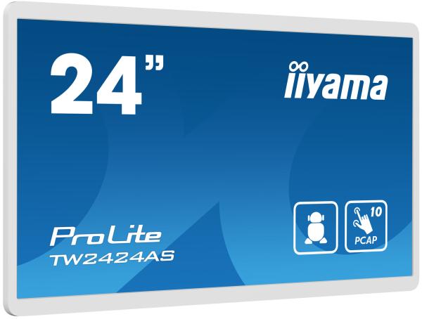 24" iiyama TW2424AS-W1: PCAP, Android 12, FHD 