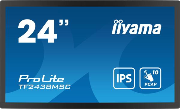 24" iiyama TF2438MSC-B1: PCAP, IPS, FHD, HDMI, DP