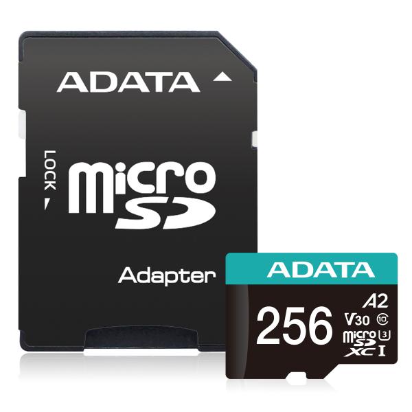 ADATA V30S/ micro SDXC/ 256GB/ UHS-I U3 / Class 10/ + Adaptér