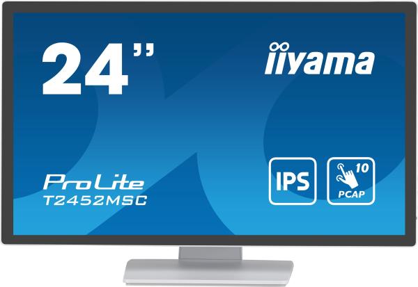 24" LCD iiyama T2452MSC-W1: PCAP, IPS, FHD, HDMI, whit