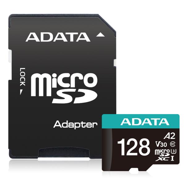 ADATA V30S/ micro SDXC/ 128GB/ UHS-I U3 / Class 10/ + Adaptér