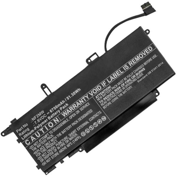 Baterie 7, 6V 6750mAh pro Dell Latitude 7400 2-in-1