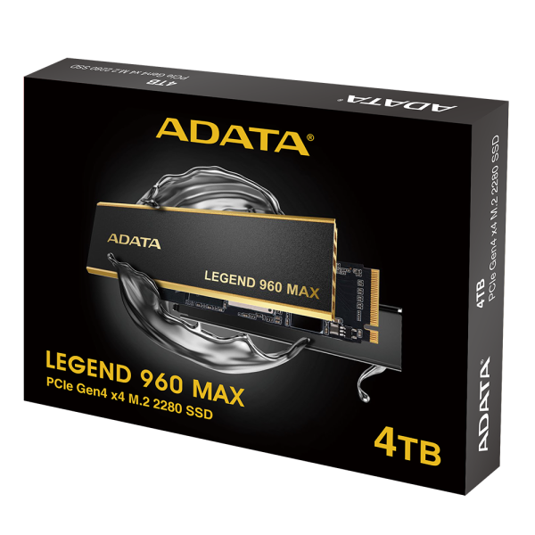 ADATA LEGEND 960 MAX/ 4TB/ SSD/ M.2 NVMe/ Čierna/ Heatsink/ 5R