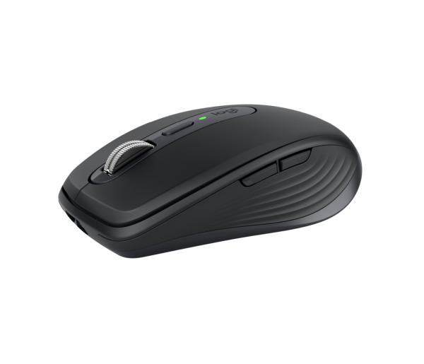 LOGITECH MX Anywhere 3S/ Kancelárska/ Laserová/ Pre pravákov/ 8 000 DPI/ USB+BT/ Grafitová 