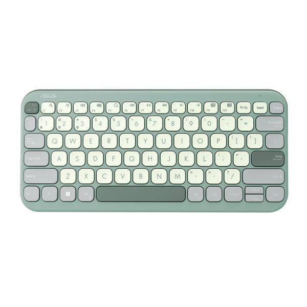 ASUS Marshmallow KW100 - bezdrotova klavesnica  Green Tea Latte CZ/SK