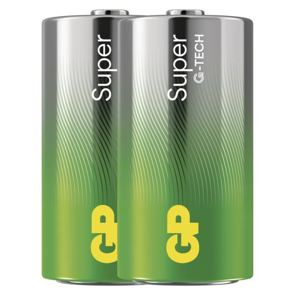 GP Alkalická batéria SUPER C (LR14) - 2ks