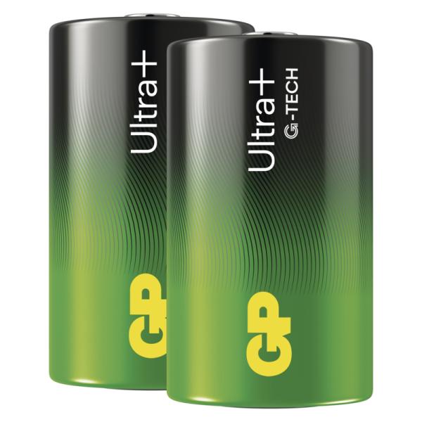 GP Alkalická batéria ULTRA PLUS D (LR20) - 2ks