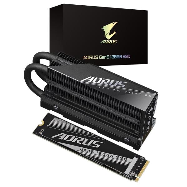Gigabyte AORUS Gen5 12000/ 1TB/ SSD/ M.2 NVMe/ Čierna/ 5R