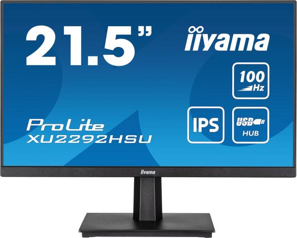 iiyama ProLite/ XU2292HSU-B6/ 21, 5"/ IPS/ FHD/ 100Hz/ 0, 4ms/ Black/ 3R
