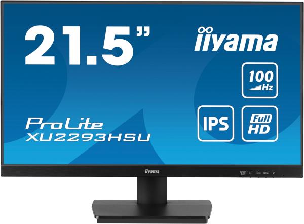 iiyama ProLite/ XU2293HSU-B6/ 21, 5"/ IPS/ FHD/ 100Hz/ 1ms/ Black/ 3R