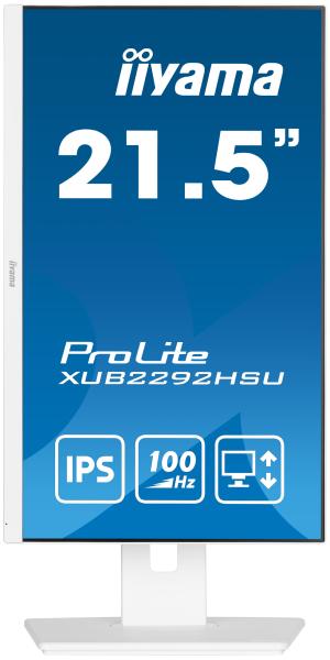 iiyama ProLite/ XUB2292HSU-W6/ 21, 5"/ IPS/ FHD/ 100Hz/ 0, 4ms/ White/ 3R 