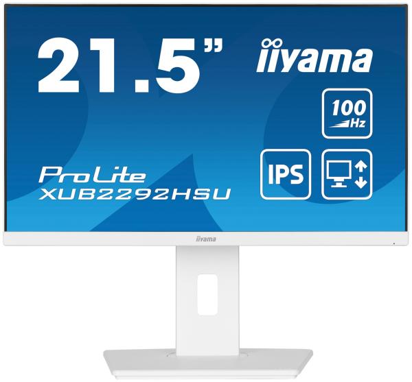 iiyama ProLite/ XUB2292HSU-W6/ 21, 5"/ IPS/ FHD/ 100Hz/ 0, 4ms/ White/ 3R