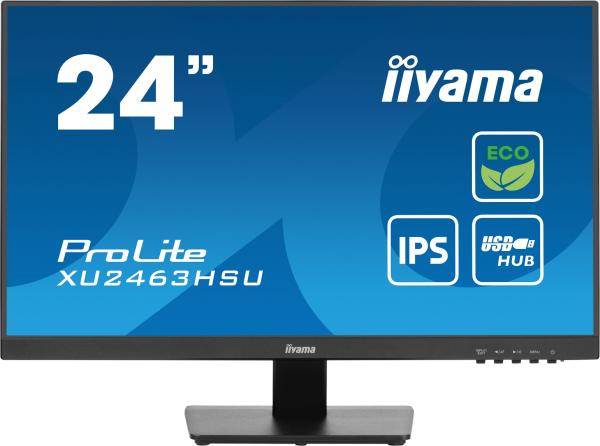 iiyama ProLite/ XU2463HSU-B1/ 23, 8"/ IPS/ FHD/ 100Hz/ 3ms/ Black/ 3R