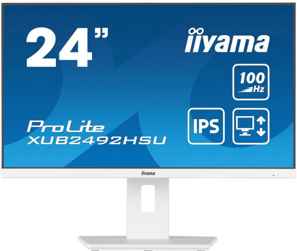 iiyama ProLite/ XUB2492HSU-W6/ 23, 8"/ IPS/ FHD/ 100Hz/ 0, 4ms/ White/ 3R