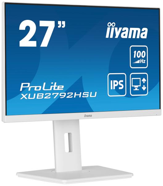 iiyama ProLite/ XUB2792HSU-W6/ 27"/ IPS/ FHD/ 100Hz/ 0, 4ms/ White/ 3R 