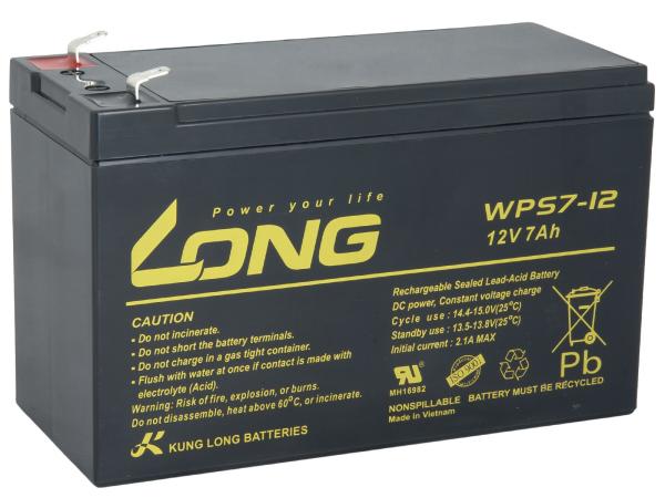 LONG batéria 12V 7Ah F1 (WPS7-12)