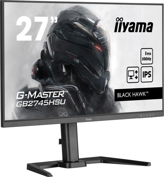 iiyama G-Master/ GB2745HSU-B1/ 27"/ IPS/ FHD/ 100Hz/ 1ms/ Black/ 3R 