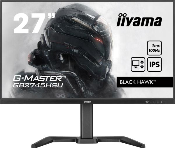 iiyama G-Master/ GB2745HSU-B1/ 27"/ IPS/ FHD/ 100Hz/ 1ms/ Black/ 3R