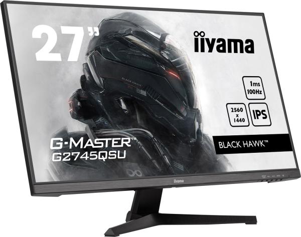 iiyama G-Master/ G2745QSU-B1/ 27"/ IPS/ QHD/ 100Hz/ 1ms/ Black/ 3R 