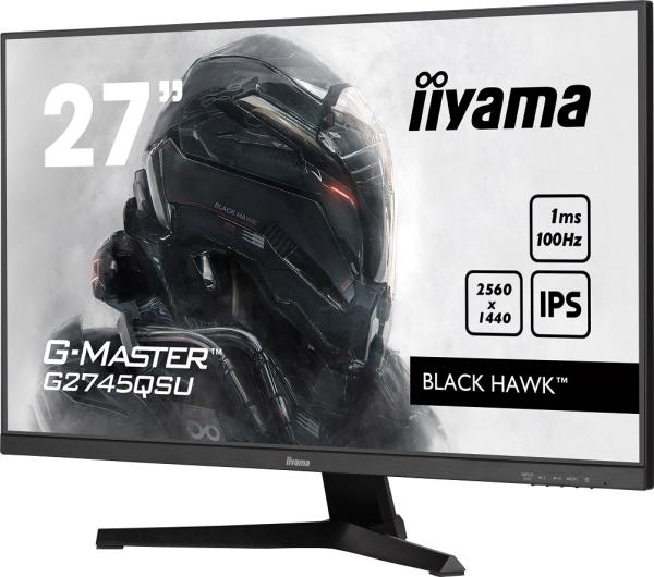 iiyama G-Master/ G2745QSU-B1/ 27"/ IPS/ QHD/ 100Hz/ 1ms/ Black/ 3R 