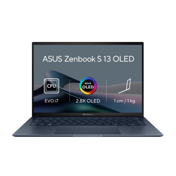 ASUS Zenbook S 13 OLED/ UX5304/ U7-155U/ 13, 3"/ 2880x1800/ 16GB/ 1TB SSD/ 4C-iGPU/ W11H/ Blue/ 2R