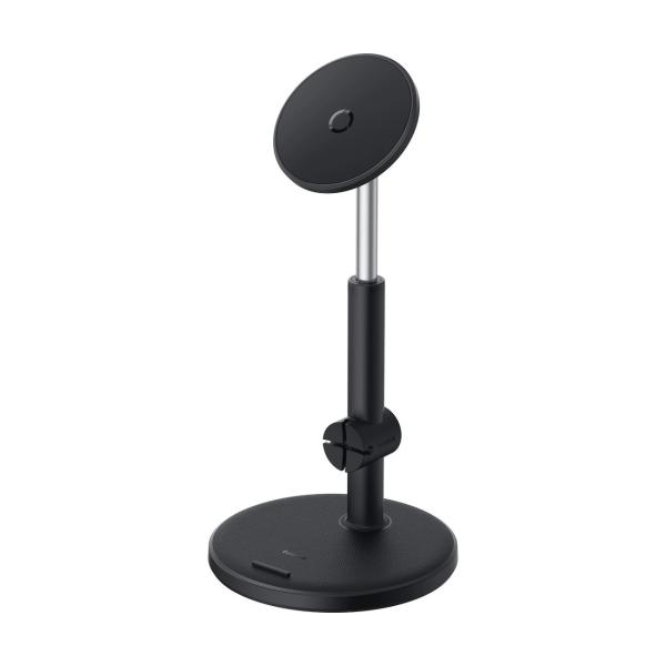 Baseus Otočný držiak MagPro Desktop Phone Stand čierny 