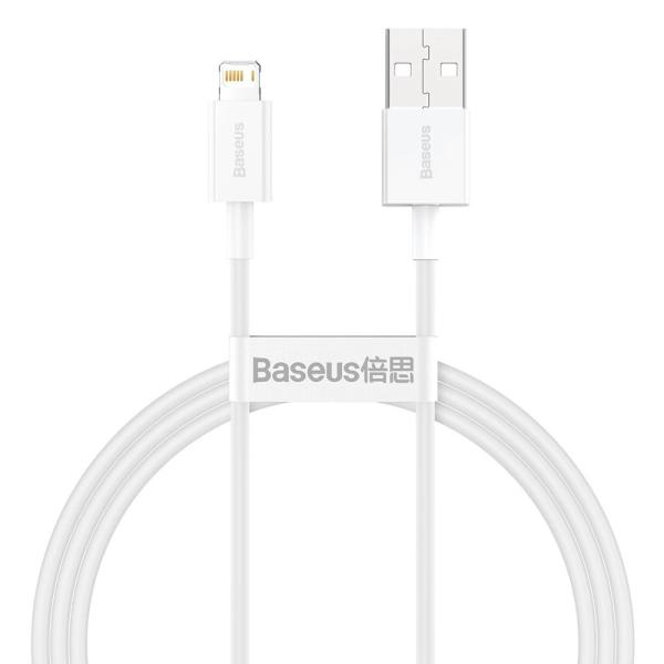 Baseus Dátový kábel Superior Series USB/ Lightning 1m (2.4 A) biela