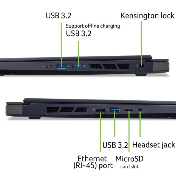 Acer Predator Helios Neo 16/ PHN16-72/ i9-14900HX/ 16"/ 2560x1600/ 32GB/ 1TB SSD/ RTX 4070/ W11H/ Black/ 2R 