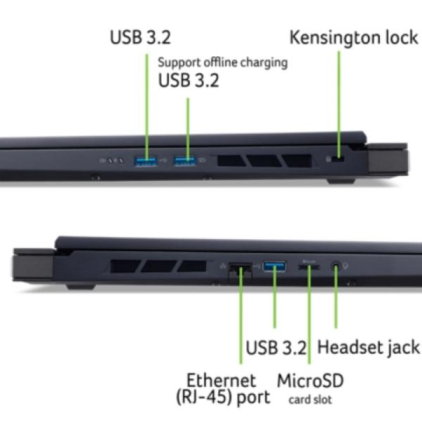 Acer Predator Helios Neo 18/ PHN18-71/ i9-14900HX/ 18"/ 2560x1600/ 32GB/ 1TB SSD/ RTX 4060/ W11H/ Black/ 2R 