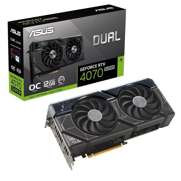 ASUS Dual GeForce RTX 4070 SUPER/ OC/ 12GB/ GDDR6x 