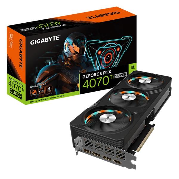 GIGABYTE GeForce RTX 4070 Ti Super/ Gaming/ OC/ 16GB/ GDDR6x 