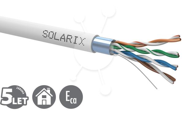 Instalační kabel Solarix CAT5E FTP PVC Eca 305m/ box SXKD-5E-FTP-PVC