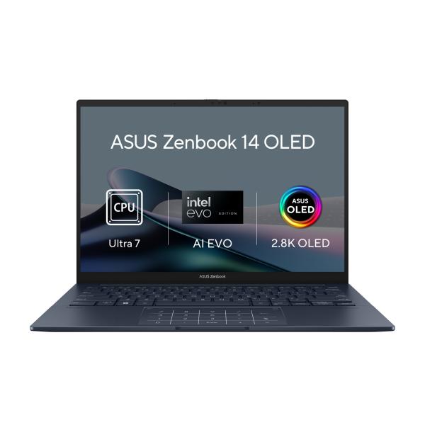 ASUS Zenbook 14 OLED/ UX3405MA/ U7-155H/ 14"/ 2880x1800/ T/ 16GB/ 1TB SSD/ Arc Xe/ W11H/ Blue/ 2R