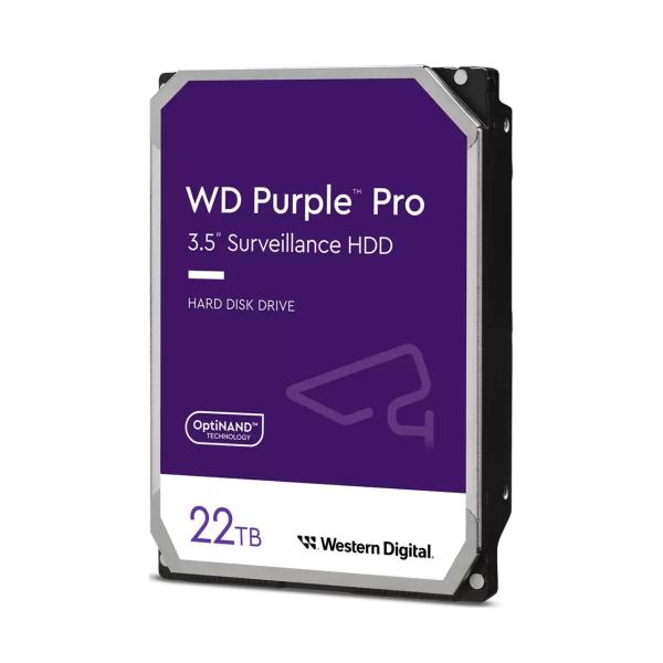 WD Purple Pro/ 22TB/ HDD/ 3.5"/ SATA/ 7200 RPM/ 5R