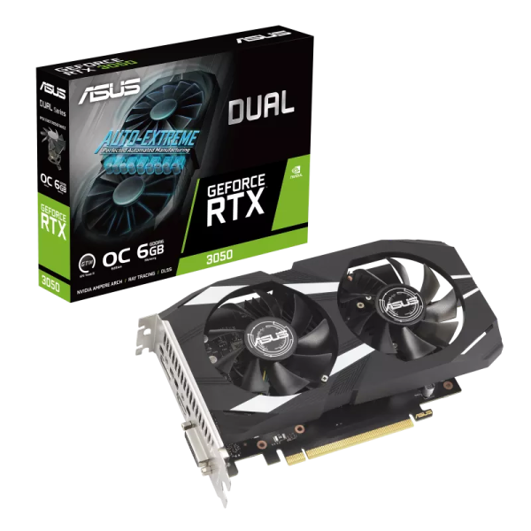 ASUS Dual GeForce RTX 3050/ OC/ 6GB/ GDDR6 