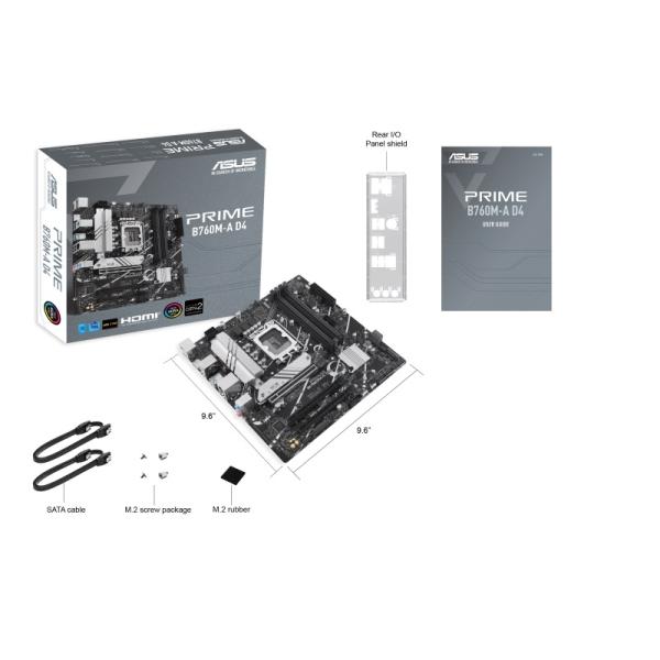 ASUS PRIME B760-D4-CSM/ LGA 1700/ mATX 