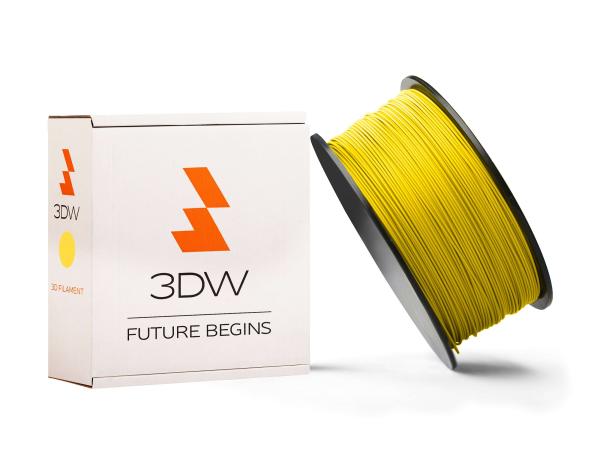 3DW - PLA filament 1, 75mm žlutá, 0, 5kg, tisk 190-210°C