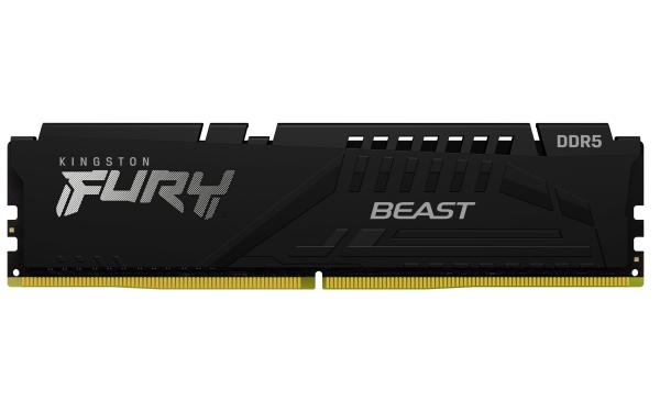 Kingston FURY Beast/ DDR5/ 16GB/ 6000MHz/ CL30/ 1x16GB/ Black