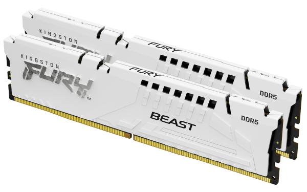 Kingston FURY Beast EXPO/ DDR5/ 32GB/ 6800MHz/ CL34/ 2x16GB/ White