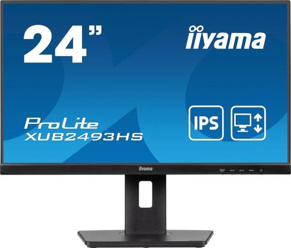 iiyama ProLite/ XUB2493HS-B6/ 23, 8"/ IPS/ FHD/ 100Hz/ 0, 5ms/ Black/ 3R