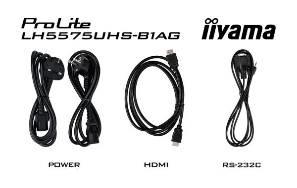 55" iiyama LH5575UHS-B1AG: IPS, 4K UHD, Android, 24/ 7 
