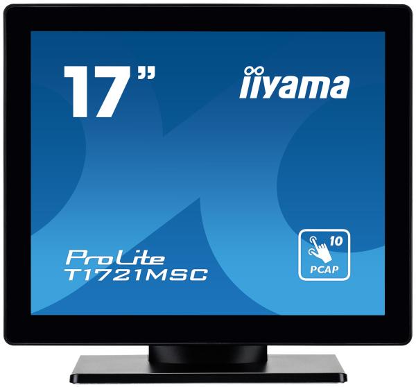 17" iiyama T1721MSC-B2:PCAP, 10P, HDMI, repro
