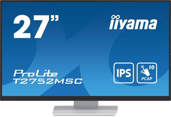 27" iiyama T2752MSC-W1:IPS, FHD, PCAP