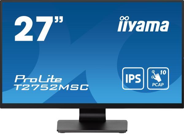 27" iiyama T2752MSC-B1:IPS, FHD, PCAP