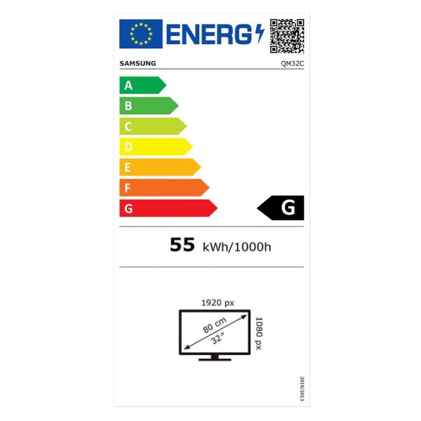 32" LED Samsung QM32C - FHD, 400cd, MI, 24/ 7 