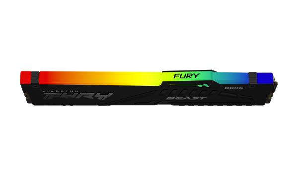Kingston FURY Beast/ DDR5/ 16GB/ 6800MHz/ CL34/ 1x16GB/ RGB/ Black 
