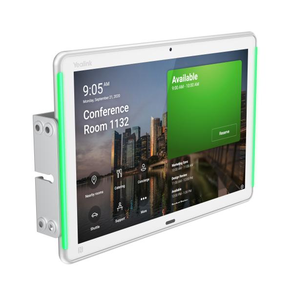 Yealink Room Panel Plus, 10.1" LCD, PoE, Wi-Fi, NFC 