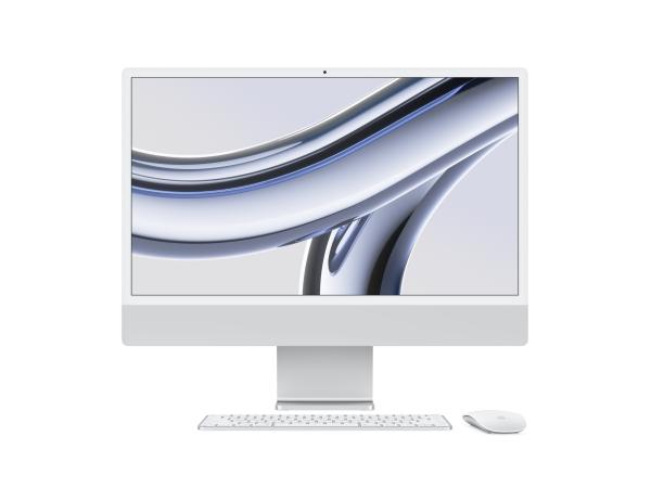 Apple iMac 24/ 23, 5"/ 4480 x 2520/ M3/ 8GB/ 256GB SSD/ M3/ Sonoma/ Silver/ 1R