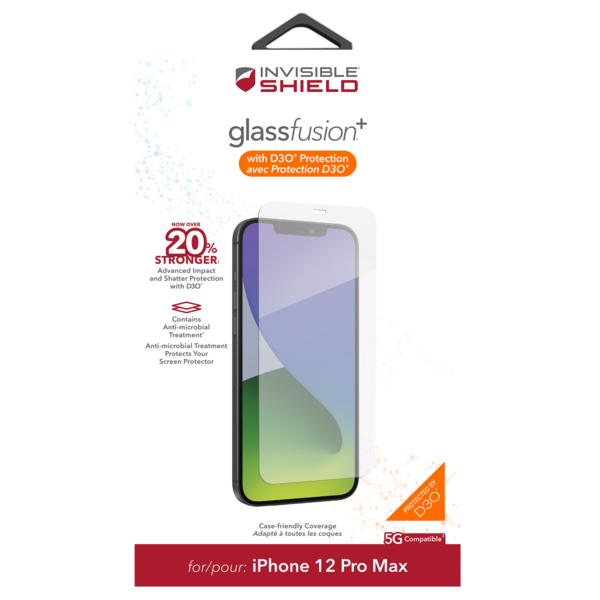 InvisibleShield Fusion+ D3O hybridné sklo iPhone 12 Pro Max